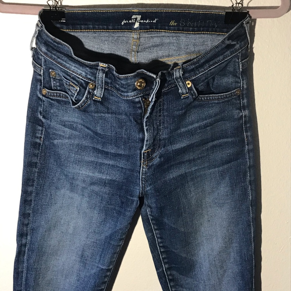 7 for all mankind women’s The Skinny jeans Sz 27